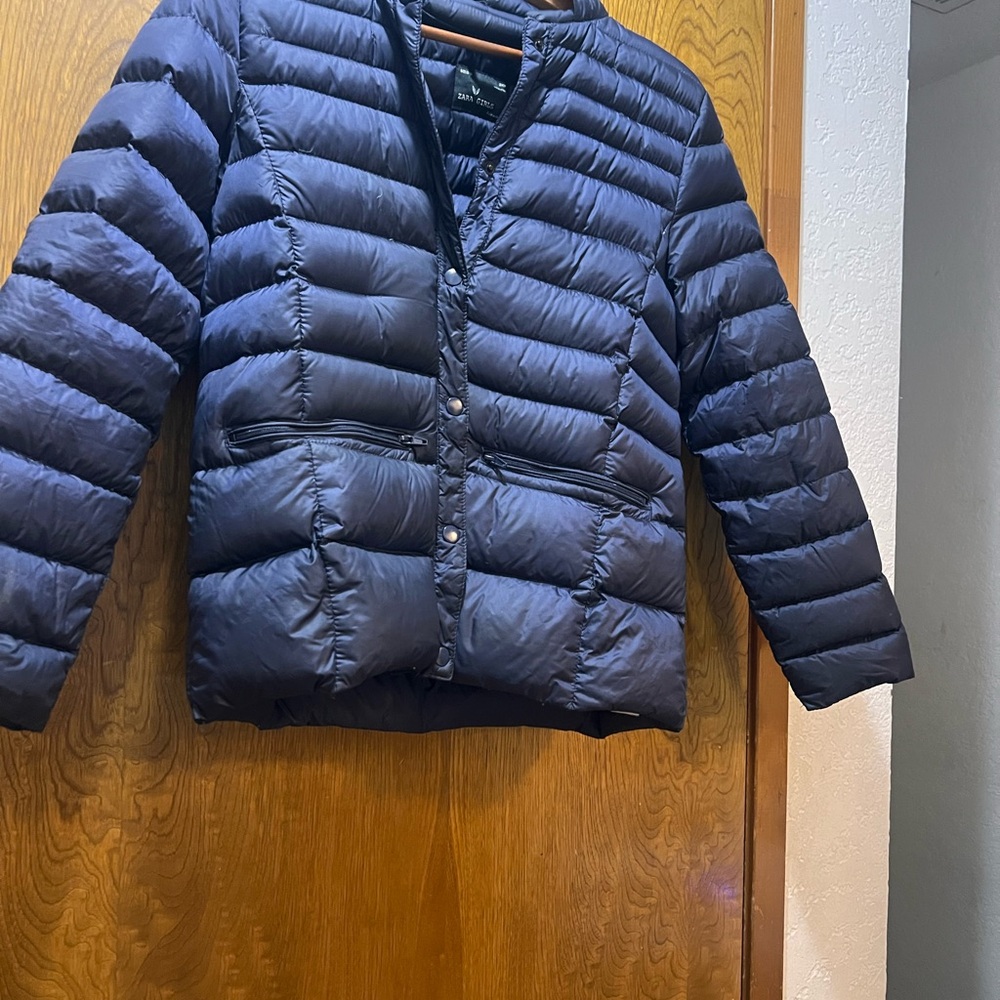 Kids Black Puffer Jacket